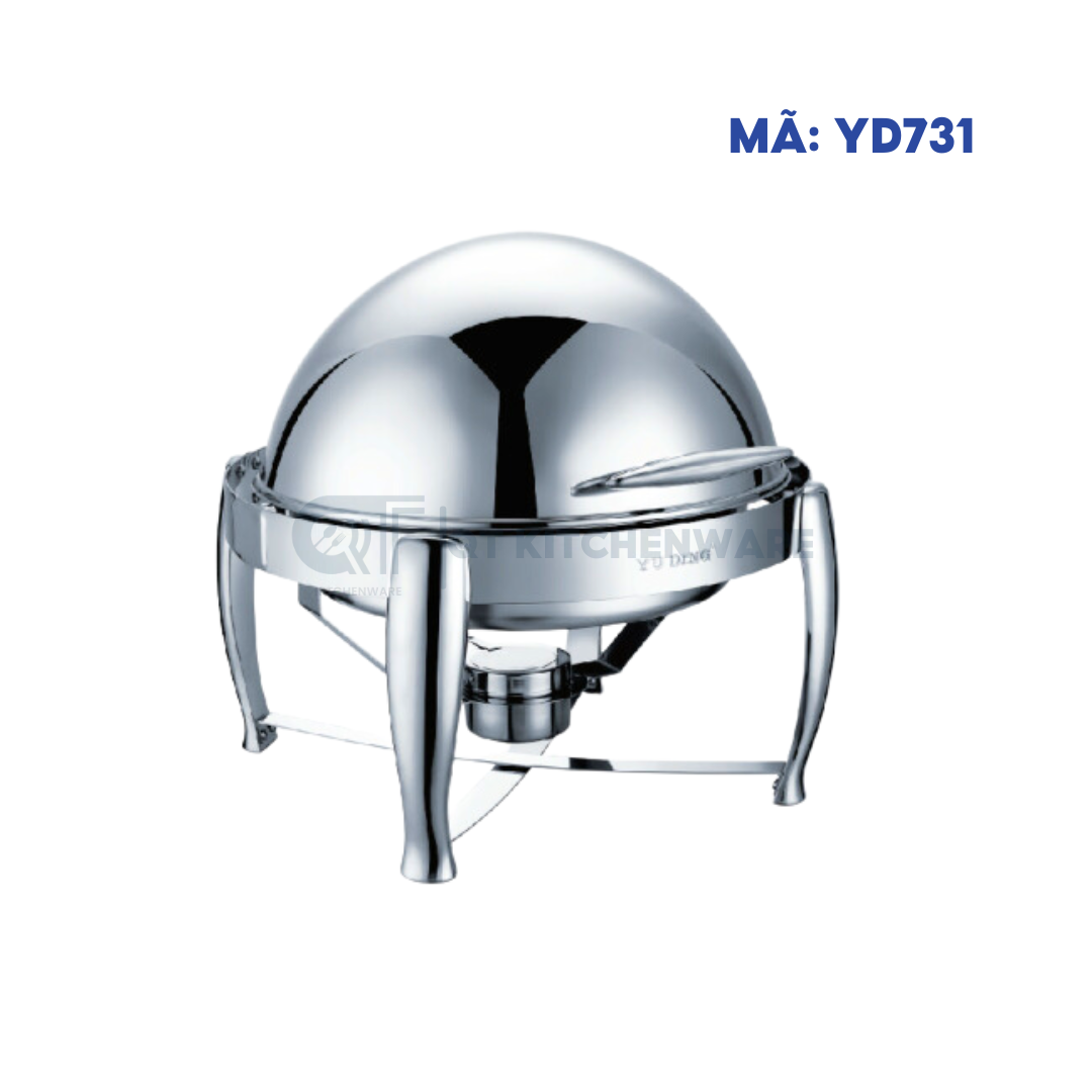 Nồi Buffet Tròn, Nắp Inox YD-731