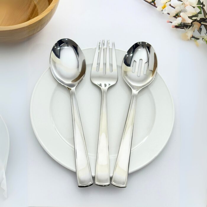 muỗng nĩa phục vụ cao cấp, muỗng nĩa phục vụ khách sạn, muỗng nĩa trộn salad