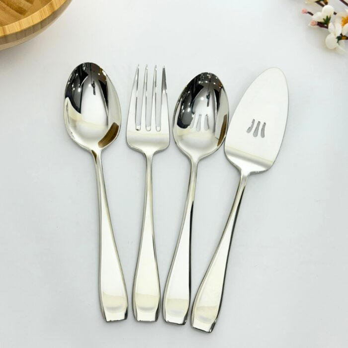 muỗng nĩa phục vụ cao cấp, muỗng nĩa phục vụ khách sạn, muỗng nĩa trộn salad