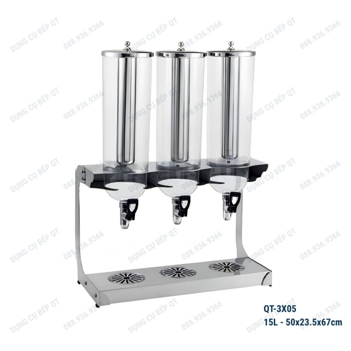 Bình Đựng Nước Trái Cây 3 Ngăn 15L