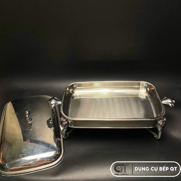 Khay hấp cầy chữ nhật