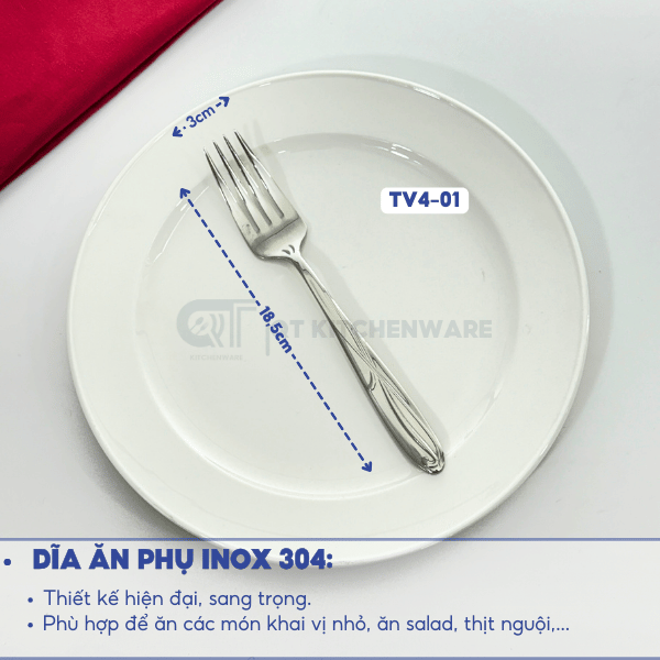 Bộ Dao Thìa Dĩa Inox Cao Cấp – TV4