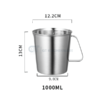 ca đánh sữa inox 304, ca đong inox 304, ca inox cao cấp