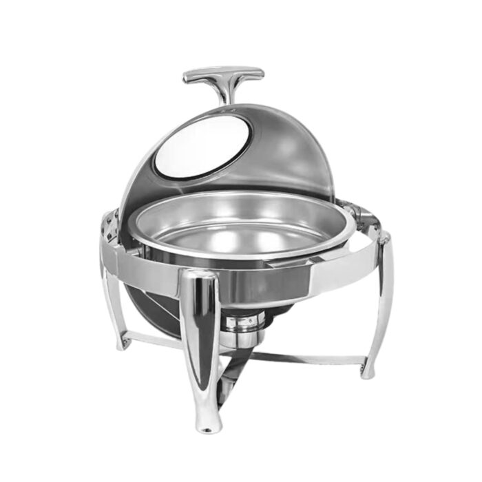 nồi buffet tròn nắp kính, nồi hâm buffet tròn, nồi buffet nhà hàng khách sạn