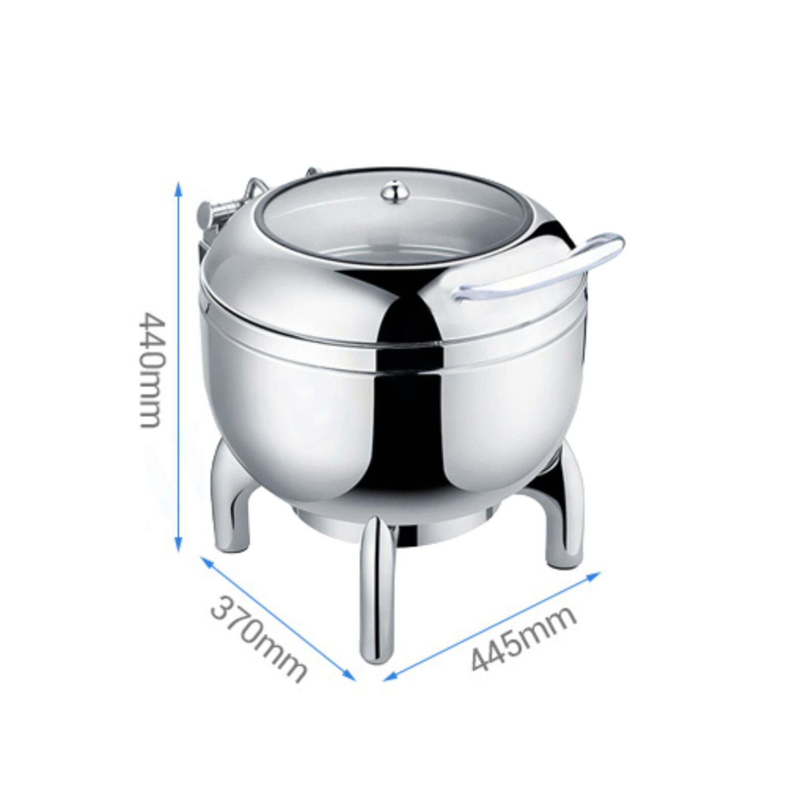 nồi hâm soup buffet tròn cao cấp, nồi hâm soup buffet nhà hàng, nồi buffet tròn