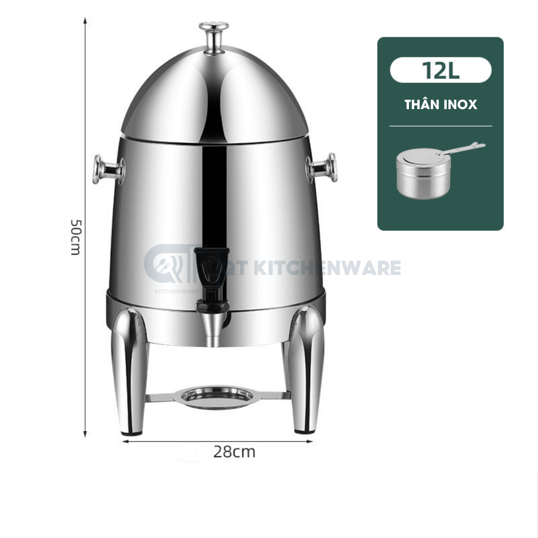 Bình hâm trà cà phê inox