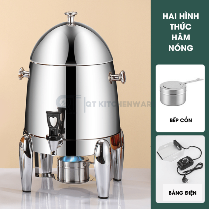 bình hâm trà cà phê inox 12L cao cấp