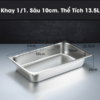 khay inox đựng thức ăn cao cấp, khay GN, khay inox đựng topping, khay GN cao cấp