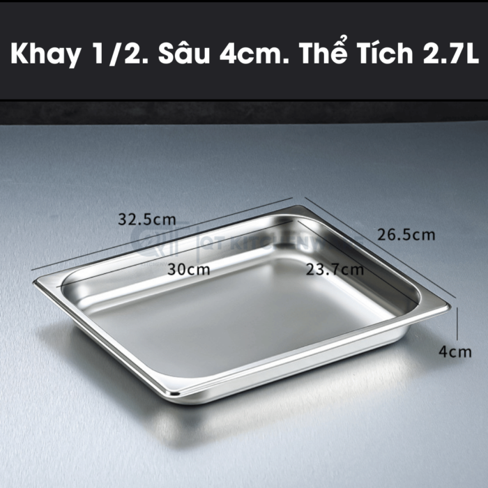 khay inox đựng thức ăn cao cấp, khay GN, khay inox đựng topping, khay GN cao cấp, khay inox đựng thực phẩm