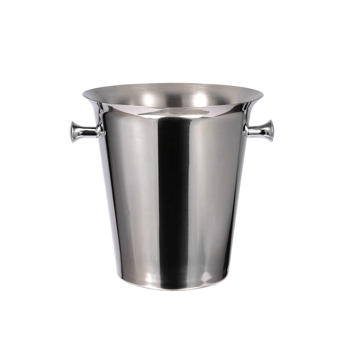 Xô Đá Ướp Rượu Vang Inox 304 Loe Tay Núm 3L và 5L - Cao Cấp, Sang Trọng