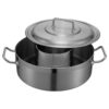 Nồi Lẩu Inox 3 đáy 2 Ngăn EAST 110659