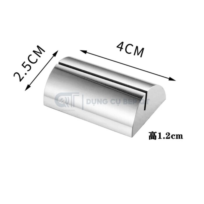 Cục cài tên buffet, Cục inox để tên món ăn, Cục giữ nhãn món ăn buffet, Cục inox cài tên món ăn buffet các cỡ