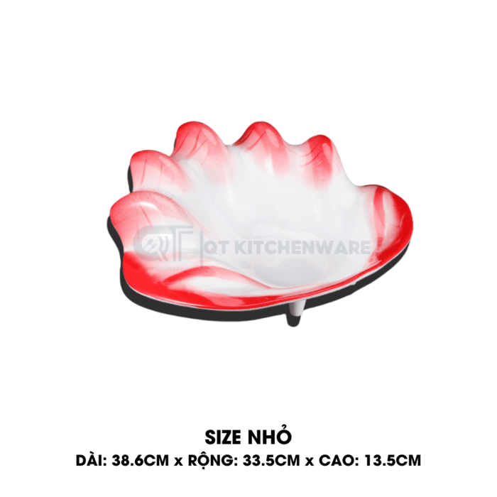 Khay sushi sashimi vỏ sò nhựa phíp melamine cao cấp