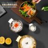 bát inox hàn quốc tay gấu cao cấp, bát inox 2 lớp tay gấu, bát hàn quốc tay gấu