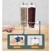 bình đựng ngũ cốc 2 ngăn cao cấp, bình đựng ngũ cốc tiệc buffet, bình đựng ngũ cốc nhà hàng khách sạn