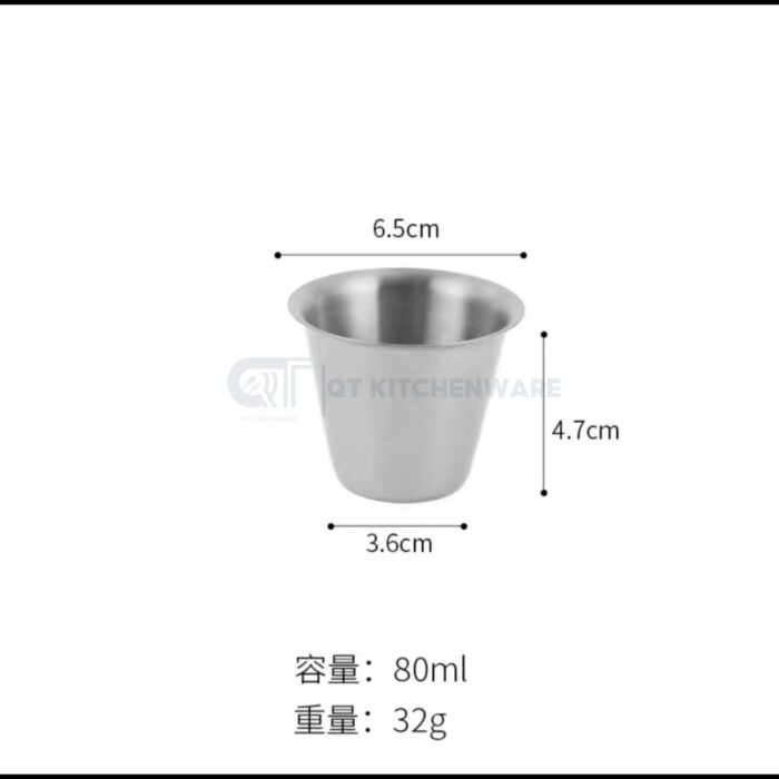 chén đựng sốt inox hàn quốc cao cấp, bát đựng sốt hàn quốc, chén đựng nước chấm hàn quốc, bát bé đựng nước chấm, chén inox 2 lớp đựng sốt