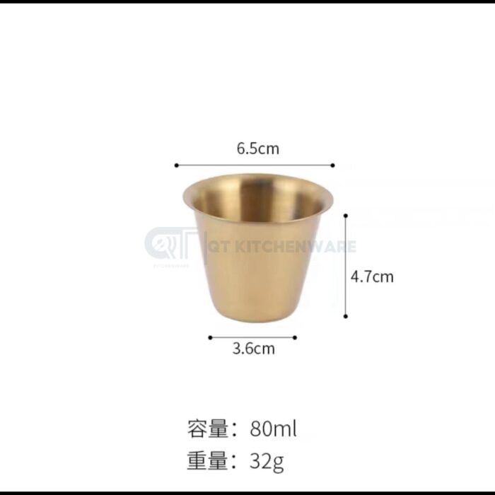 chén đựng sốt inox hàn quốc cao cấp, bát đựng sốt hàn quốc, chén đựng nước chấm hàn quốc, bát bé đựng nước chấm, chén inox 2 lớp đựng sốt