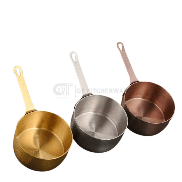 Chén đựng sốt inox tay cầm