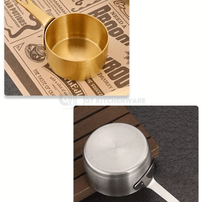 Chén đựng sốt inox tay cầm