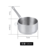 Chén đựng sốt inox tay cầm