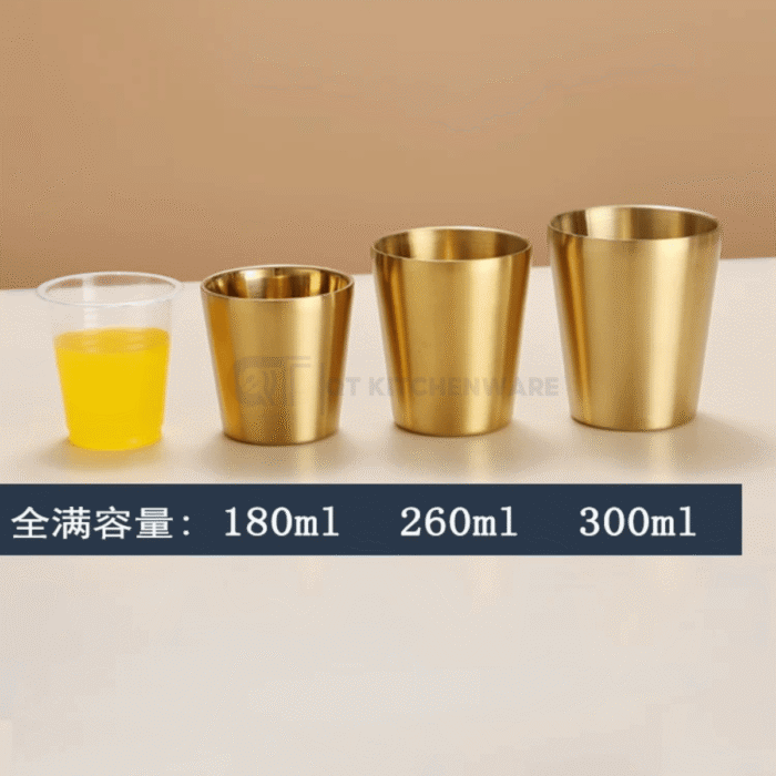 Cốc inox 2 lớp cách nhiệt hàn quốc trơn