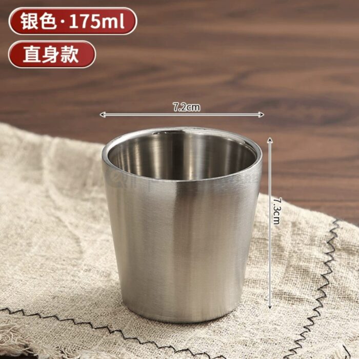 Cốc inox 2 lớp cách nhiệt hàn quốc trơn