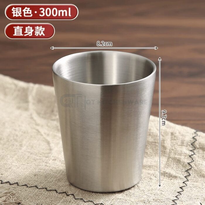 Cốc inox 2 lớp cách nhiệt hàn quốc trơn