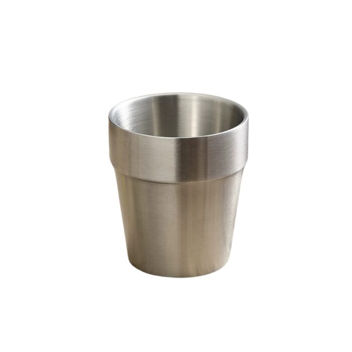 cốc inox hàn quốc 2 lớp ngấn màu bạc cao cấp, cốc inox hàn quốc, cốc inox 2 lớp hàn quốc, cốc inox hàn quốc