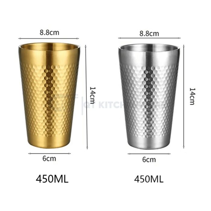 cốc kim cương inox 2 lớp cách nhiệt hàn quốc