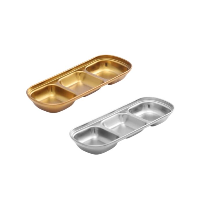khay đựng nước chấm inox hàn quốc cao cấp, khay inox đựng nước chấm, khay inox hàn quốc đựng nước chấm, khay đựng nước chấm kiểu hàn quốc