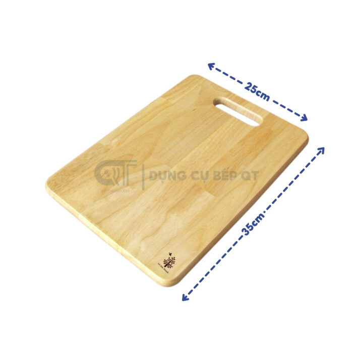 thớt gỗ chữ nhật cao cấp, thớt gỗ, thớt gỗ Đức Thành, thớt gỗ 35x25cm