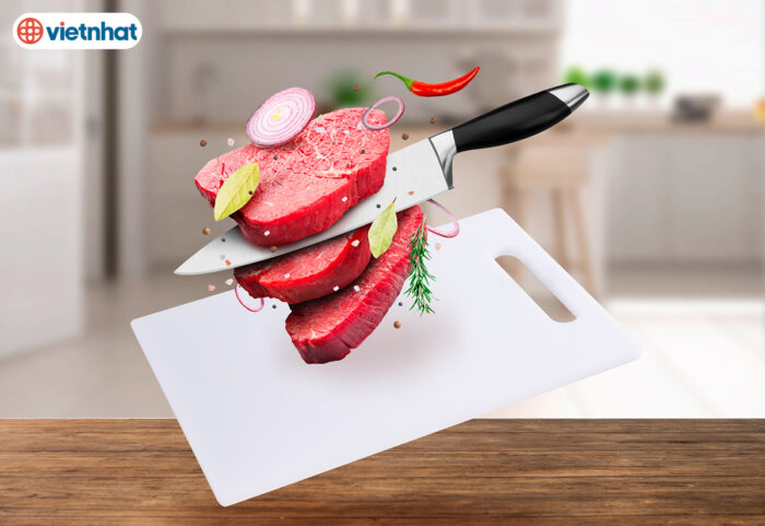 thớt nhựa chữ nhật cao cấp, thớt 35x25cm, thớt nhựa công nghiệp, thớt nhựa nhà hàng, thớt 31x22cm