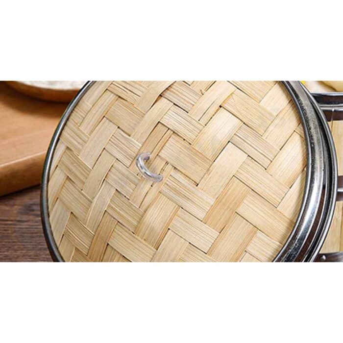Xửng Tre Hấp Dimsum Viền Inox Cao Cấp, Xửng Tre Hấp Dimsum, Xửng Hấp Dimsum, Xửng Hấp Tre loại 1