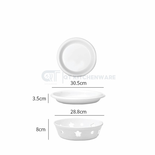 Bếp sứ hâm nóng thức ăn bằng cồn là loại phổ biến hơn cả
