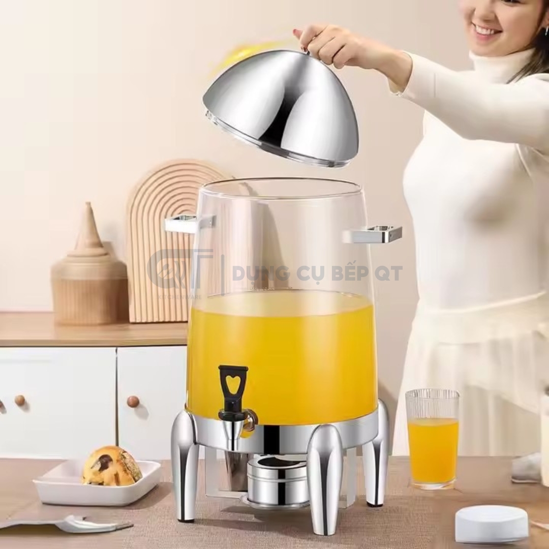 Dụng cụ hâm nóng trà cafe được thiết kế đa dạng, tính thẩm mỹ cao