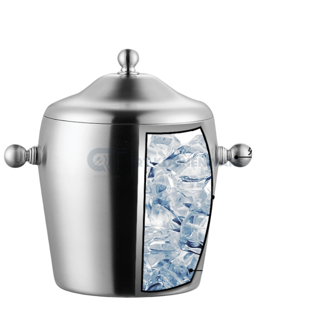 Xô đá inox có vẻ ngoài cuốn hút cùng độ bền lý tưởng