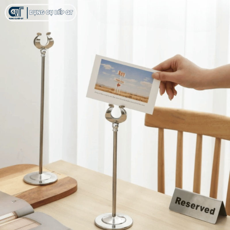 Kẹp bảng tên món ăn hình chữ U