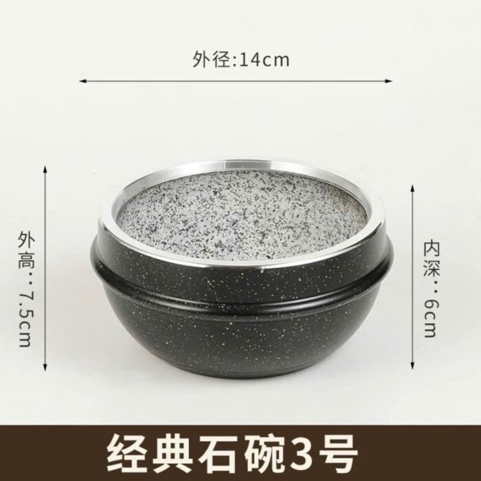 bát đá hàn quốc có nắp cao cấp, bát đá hàn quốc giữ nhiệt, bát đá giữ nhiệt, thố đá hàn quốc