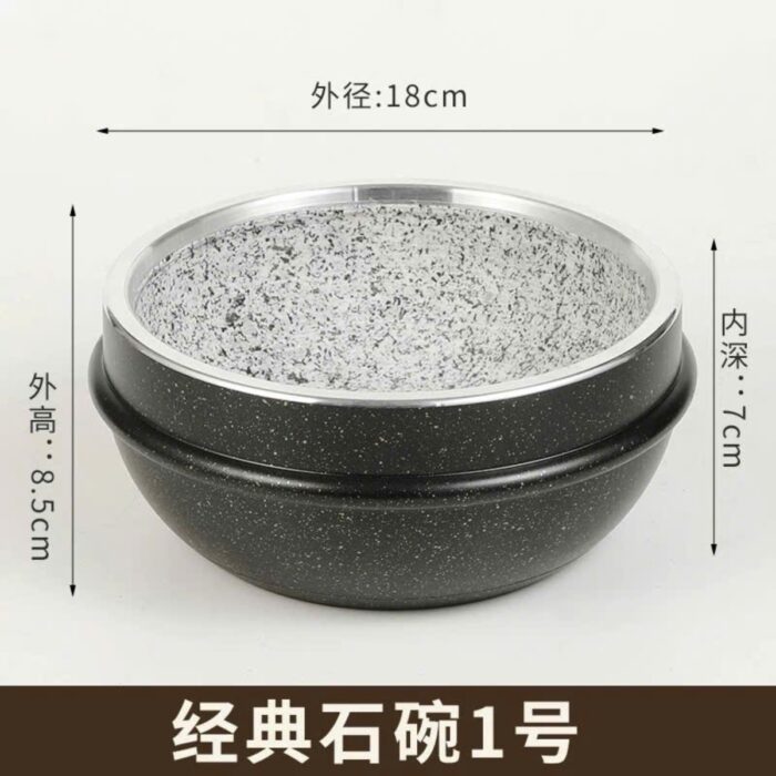 bát đá hàn quốc có nắp cao cấp, bát đá hàn quốc giữ nhiệt, bát đá giữ nhiệt, thố đá hàn quốc