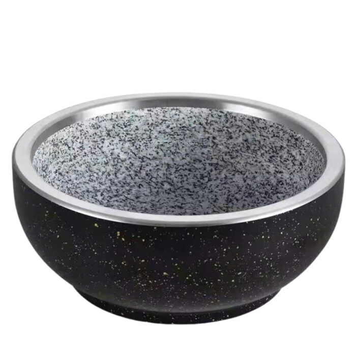 bát đá hàn quốc màu đen cao cấp, bát hàn quốc