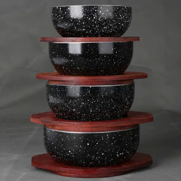 bát đá hàn quốc màu đen cao cấp, bát hàn quốc