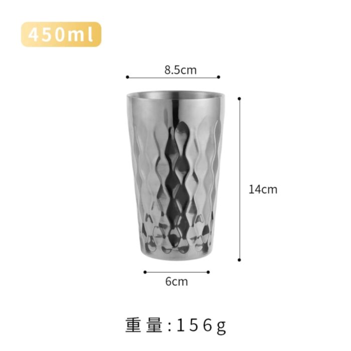 cốc inox 2 lớp sóng hàn quốc cao cấp, cốc inox hàn quốc 2 lớp, cốc hàn quốc inox 2 lớp