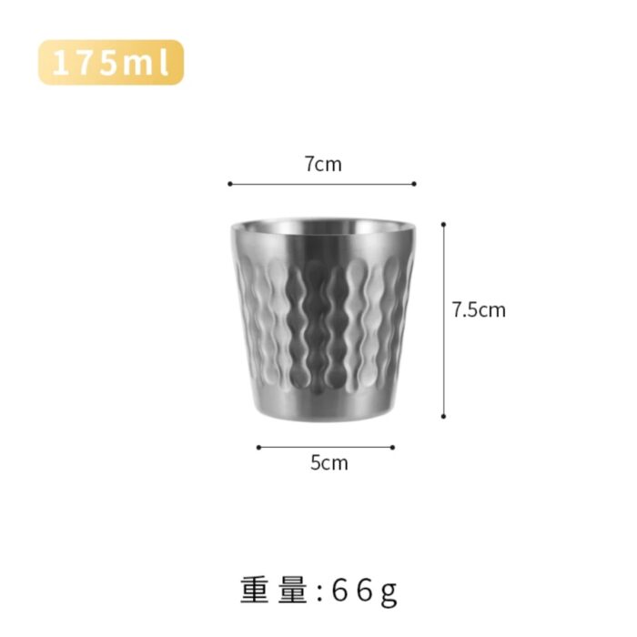 cốc inox 2 lớp sóng hàn quốc cao cấp, cốc inox hàn quốc 2 lớp, cốc hàn quốc inox 2 lớp