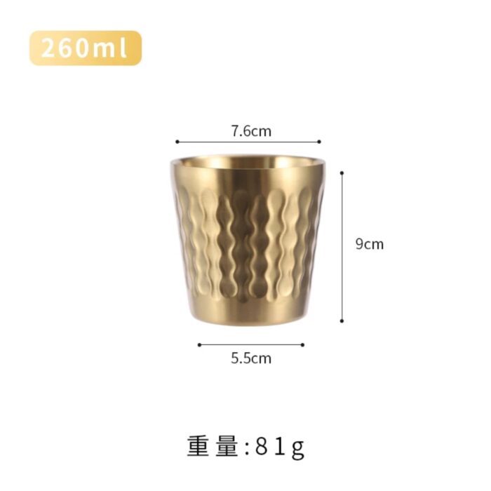 cốc inox 2 lớp sóng hàn quốc cao cấp, cốc inox hàn quốc 2 lớp, cốc hàn quốc inox 2 lớp