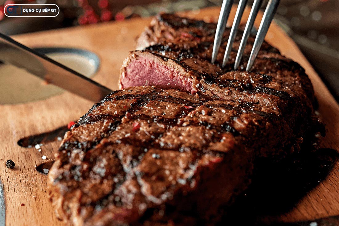 Thưởng thức món bò bít tết, thịt nướng dày trọn vị nhờ dao ăn steak 