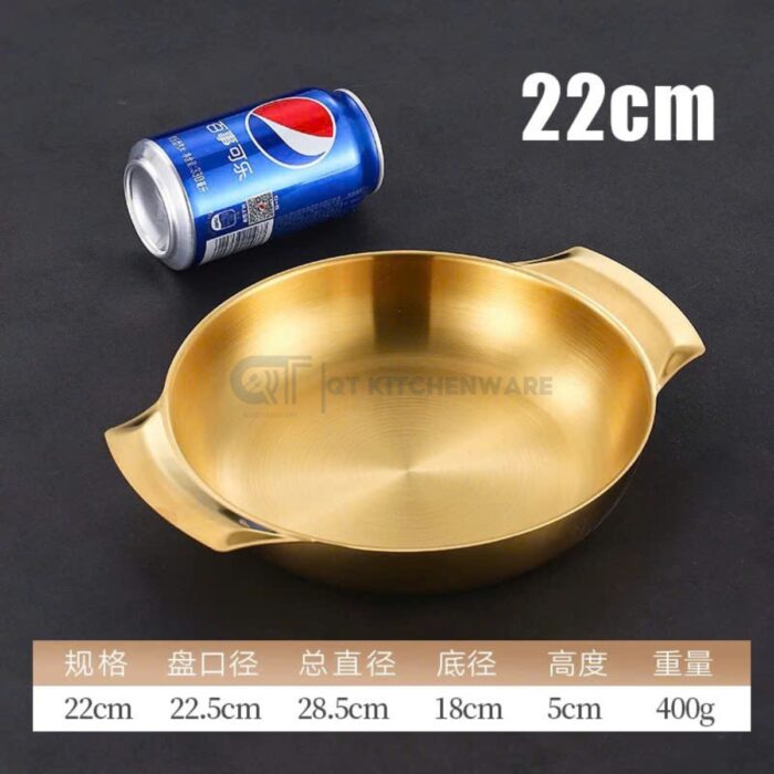 đĩa inox tròn hàn quốc đế bằng cao cấp, đĩa hàn quốc đế bằng, đĩa inox tròn đế bằng, đĩa inox 2 lớp hàn quốc, đĩa inox hàn quốc 2 tay bê cao cấp