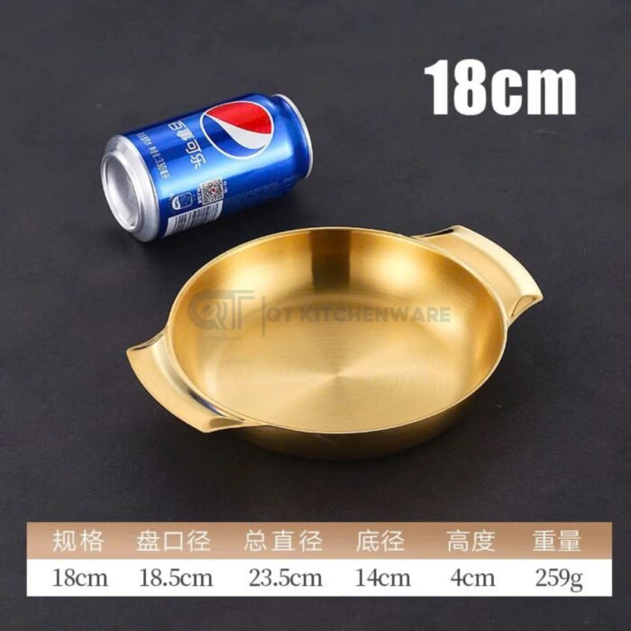 đĩa inox tròn hàn quốc đế bằng cao cấp, đĩa hàn quốc đế bằng, đĩa inox tròn đế bằng, đĩa inox 2 lớp hàn quốc, đĩa inox hàn quốc 2 tay bê cao cấp