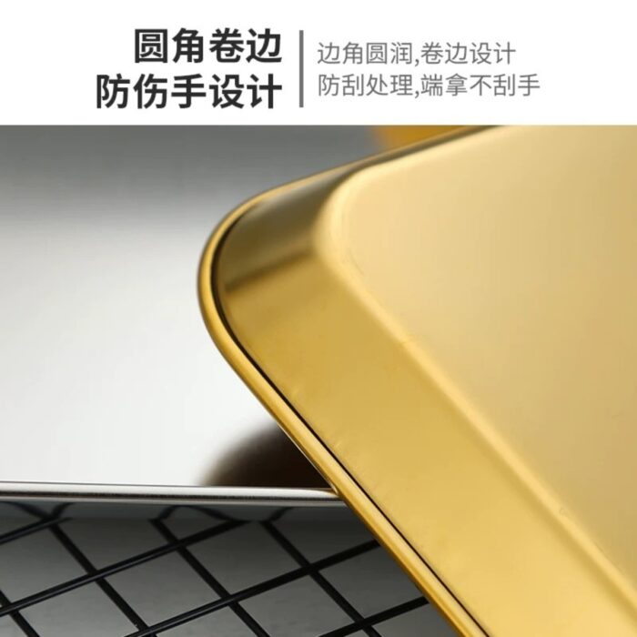 đĩa inox vuông trơn hàn quốc cao cấp, đĩa inox hàn quốc, đĩa inox hàn quốc hình vuông