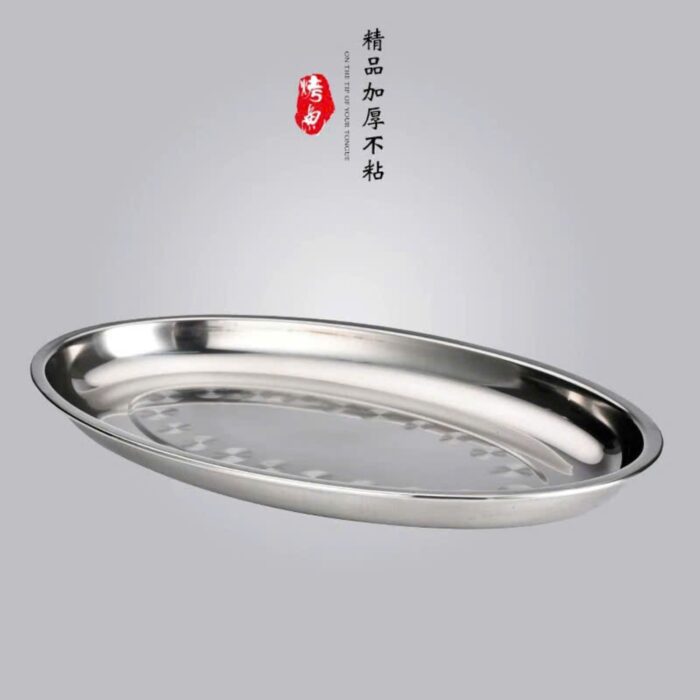 khay hấp cá inox bầu dục cao cấp, khay hấp cá cao cấp