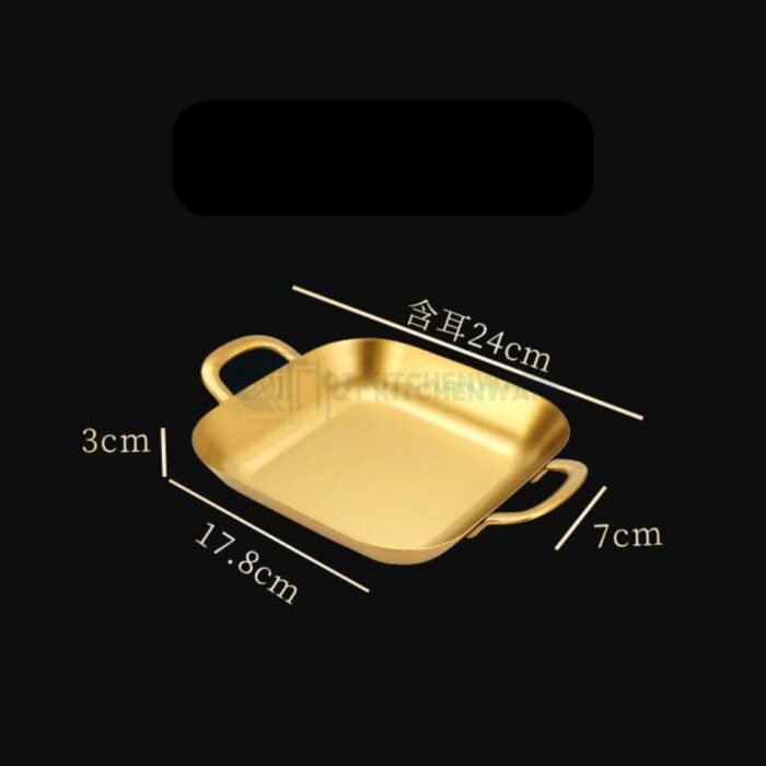 khay inox vuông tay cầm hàn quốc cao cấp, khay vuông inox tay bê hàn quốc, đĩa inox tròn hàn quốc đế bằng cao cấp, đĩa hàn quốc đế bằng, đĩa inox tròn đế bằng, đĩa inox 2 lớp hàn quốc, đĩa inox hàn quốc 2 tay bê cao cấp